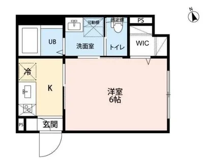 aries長良【2階】の間取り