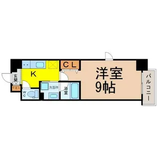 リシュドール鶴舞公園【14階】の間取り