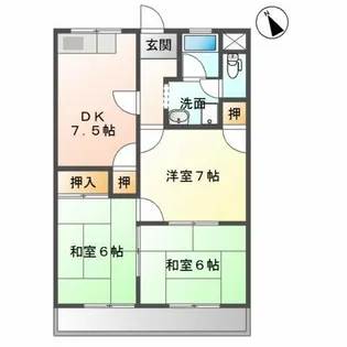 ヴィラロイヤル【4階】の間取り