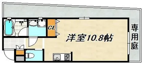 ワコーレヴィアーノ須磨寺町【1階】の間取り