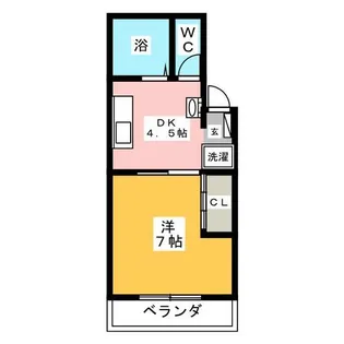 MISAハイツ【2階】の間取り