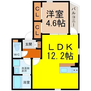 NAGOYA the FOREST【2階】の間取り