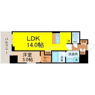 La’a Kea徳川【2階】の間取り