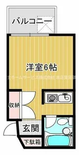 NKシャトー【201号室】の間取り