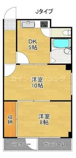 Olive御崎【4階】の間取り