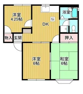 ストークフォーレスト C棟【102号室】の間取り
