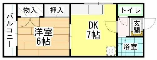 サンリバー葉山【1階】の間取り