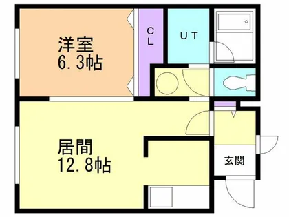 東町コーポラス【501号室】の間取り