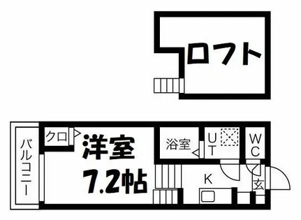 OMレジデンス本陣鳥居通【2階】の間取り