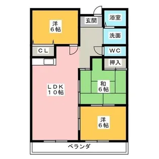 3LDKの間取り画像