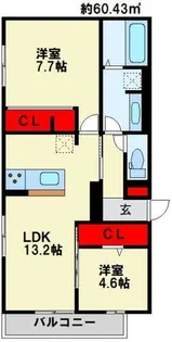 Maison de Hippo【1階】の間取り