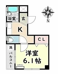 愛知県名古屋市瑞穂区花目町1丁目【マンション】の間取り