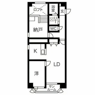 La Luce菊水 ラ・ルーチェキクスイ【205号室】の間取り