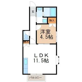 CASA SERENA【2階】の間取り