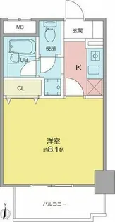 ディアコートA【2階】の間取り