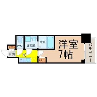 オーキッドレジデンス鶴舞【7階】の間取り