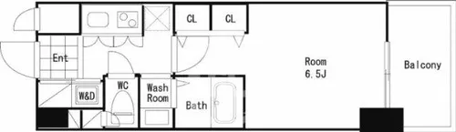 ユーレジデンス淀屋橋【12階】の間取り