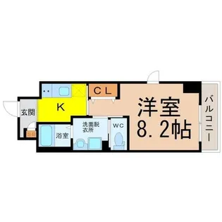 グランシャリオ波寄【5階】の間取り