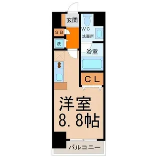 glanz(グランツ)【9階】の間取り