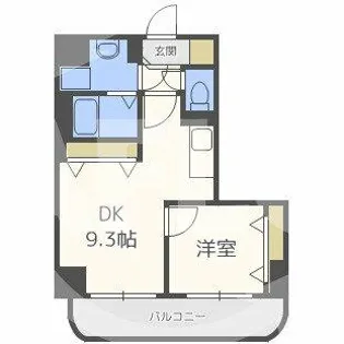 ランドマークシティ梅田東【4階】の間取り