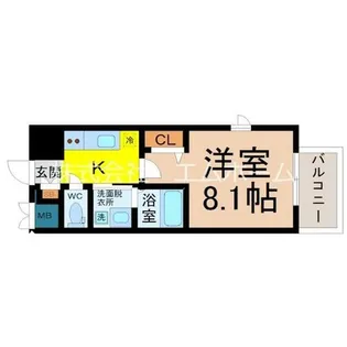 パルティール高畑アネックス【10階】の間取り