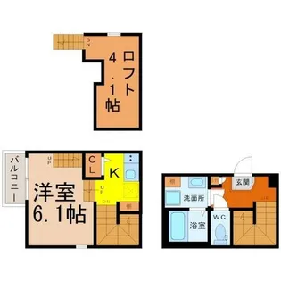 コンフォータブル本陣【1階】の間取り