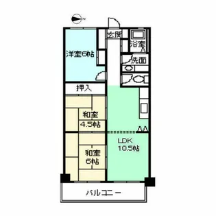 SAKATA HEIGHTS【C-3号室】の間取り