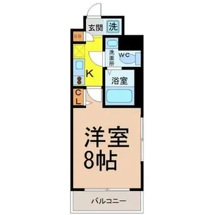 エコロジー鶴舞レジデンス【3階】の間取り