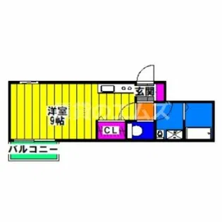 ノヴァイフ桜並木【301号室】の間取り