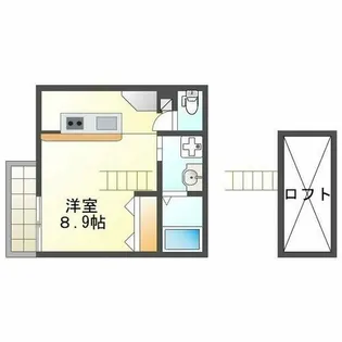 Fairy烏森【1階】の間取り