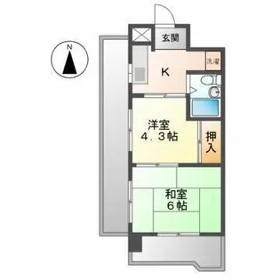 トラスト山王【7階】の間取り