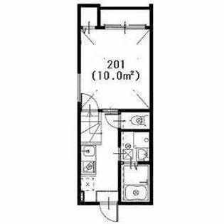 stage内田橋【1階】の間取り