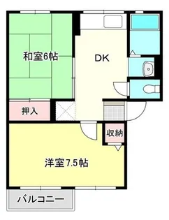 ブルーハイム【201号室】の間取り