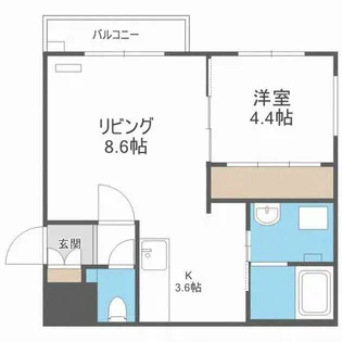 Ti amo N32【4階】の間取り