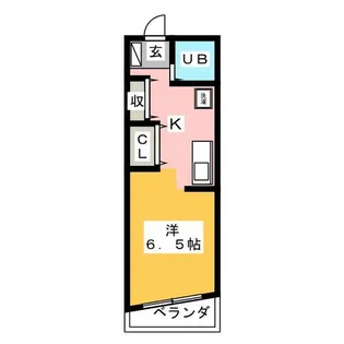 アトリウム前田【2階】の間取り