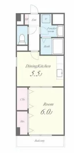 キューヴ【1階】の間取り