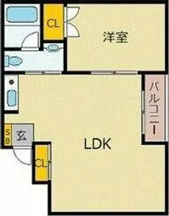 大阪府大阪市城東区今福西2丁目【マンション】の間取り