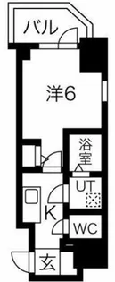 エスリード ザ・グラン天六【6階】の間取り