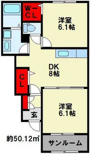 ビューラー【1階】の間取り