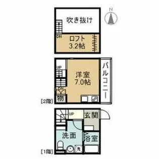 アンペルハイム本星崎【1階】の間取り