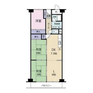 シャルマンコーポ草津(0002490)【3階】の間取り