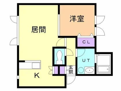 レジデンス鷲別7【1階】の間取り