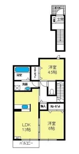 グレースコートⅠ番館【201号室】の間取り