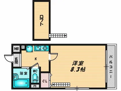 アルカサールYOSITANI 弐番館【3階】の間取り