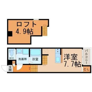 AXIS(アクシズ)【1階】の間取り