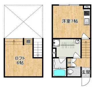 ヴィアーレ【2階】の間取り