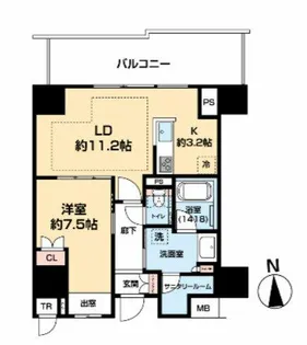 ザ・ハウス豊橋WEST 1303号室【13階】の間取り