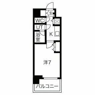 ソルテラスOSAKA EAST GATE【5階】の間取り