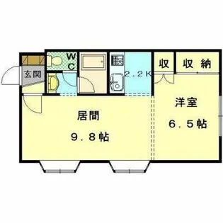 ロイアル麻生東【102号室】の間取り