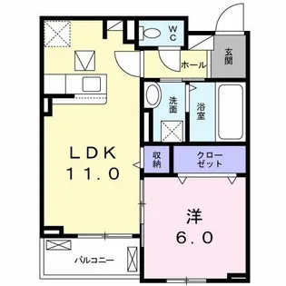 モンブランⅠ【1階】の間取り